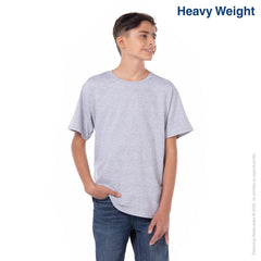 Youth’s Heavy Weight Crew Neck Short Sleeve T-Shirt