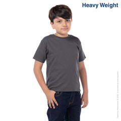 Kid’s Unisex Heavy Weight Crew Neck Short Sleeve T-Shirt