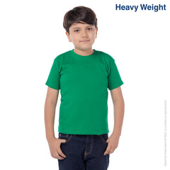 Kid’s Unisex Heavy Weight Crew Neck Short Sleeve T-Shirt